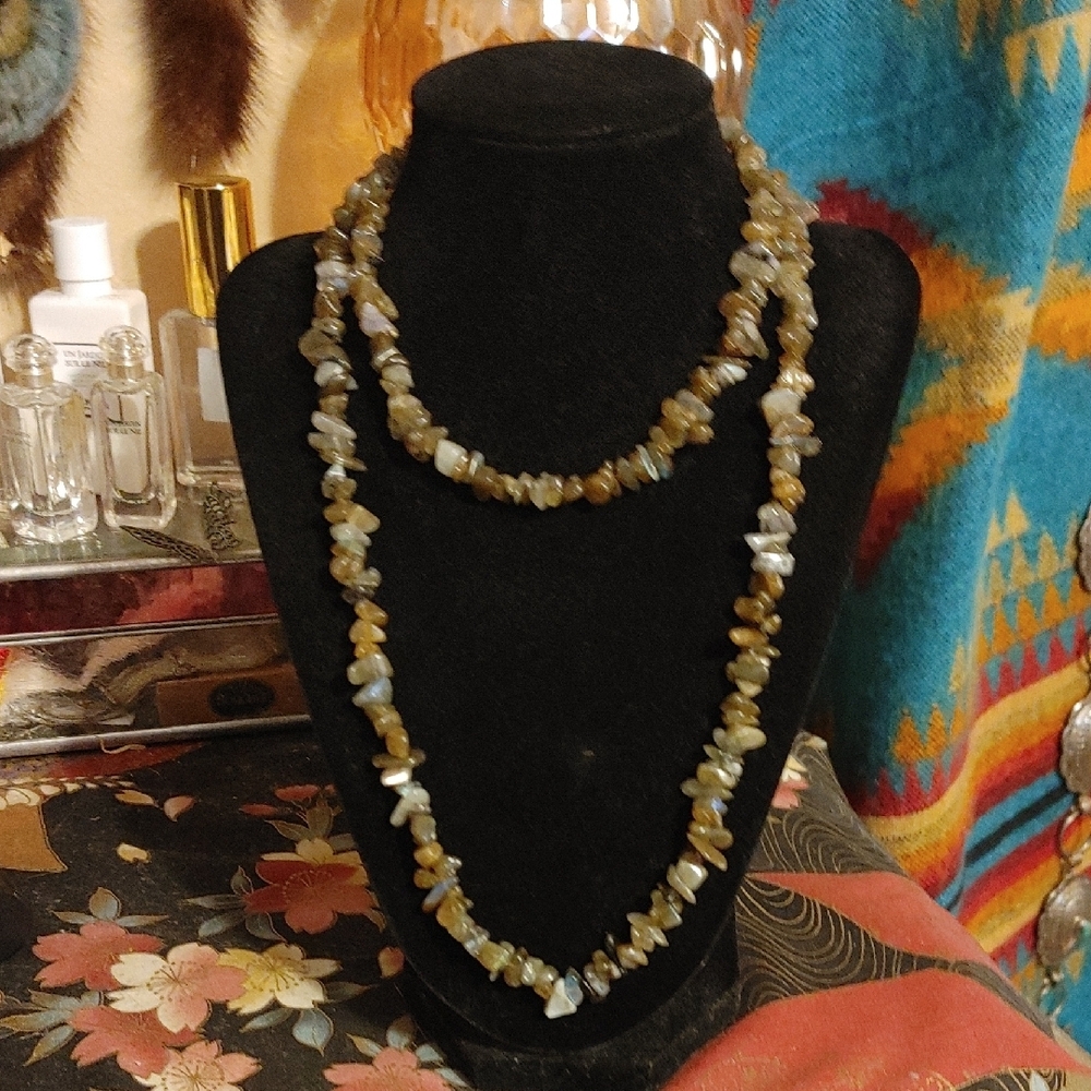 Labradorite Beaded Necklace